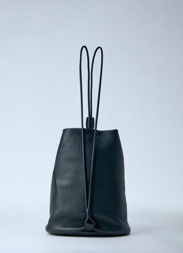 The Row Joe Leather Backpack Black row0264008