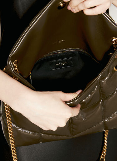 Saint Laurent 小号蓬松单肩包 绿色 sla0255110