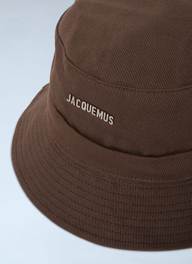 Jacquemus Le Bob Gadjo Bucket Hat Brown jac0150046