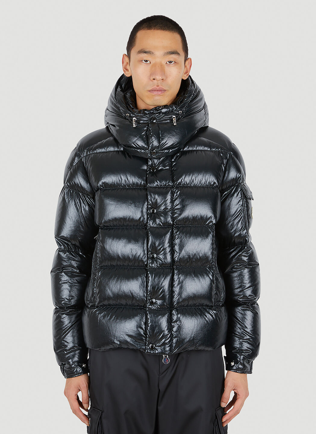 Moncler maya black mens shop