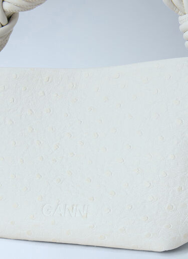 LN-CC® - GANNI: Bou Mini Handbag - White GANNI Bou Mini Handbag White gan0265054