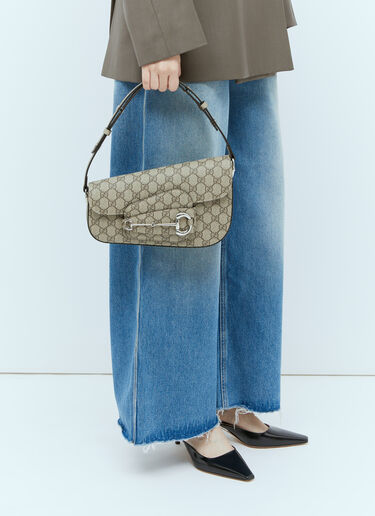 Gucci Horsebit 1955 Small Shoulder Bag Grey guc0255147