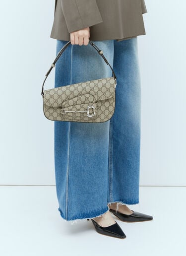 Horsebit 1955 Small Shoulder Bag Gucci Horsebit 1955 Small Shoulder Bag Grey guc0255147