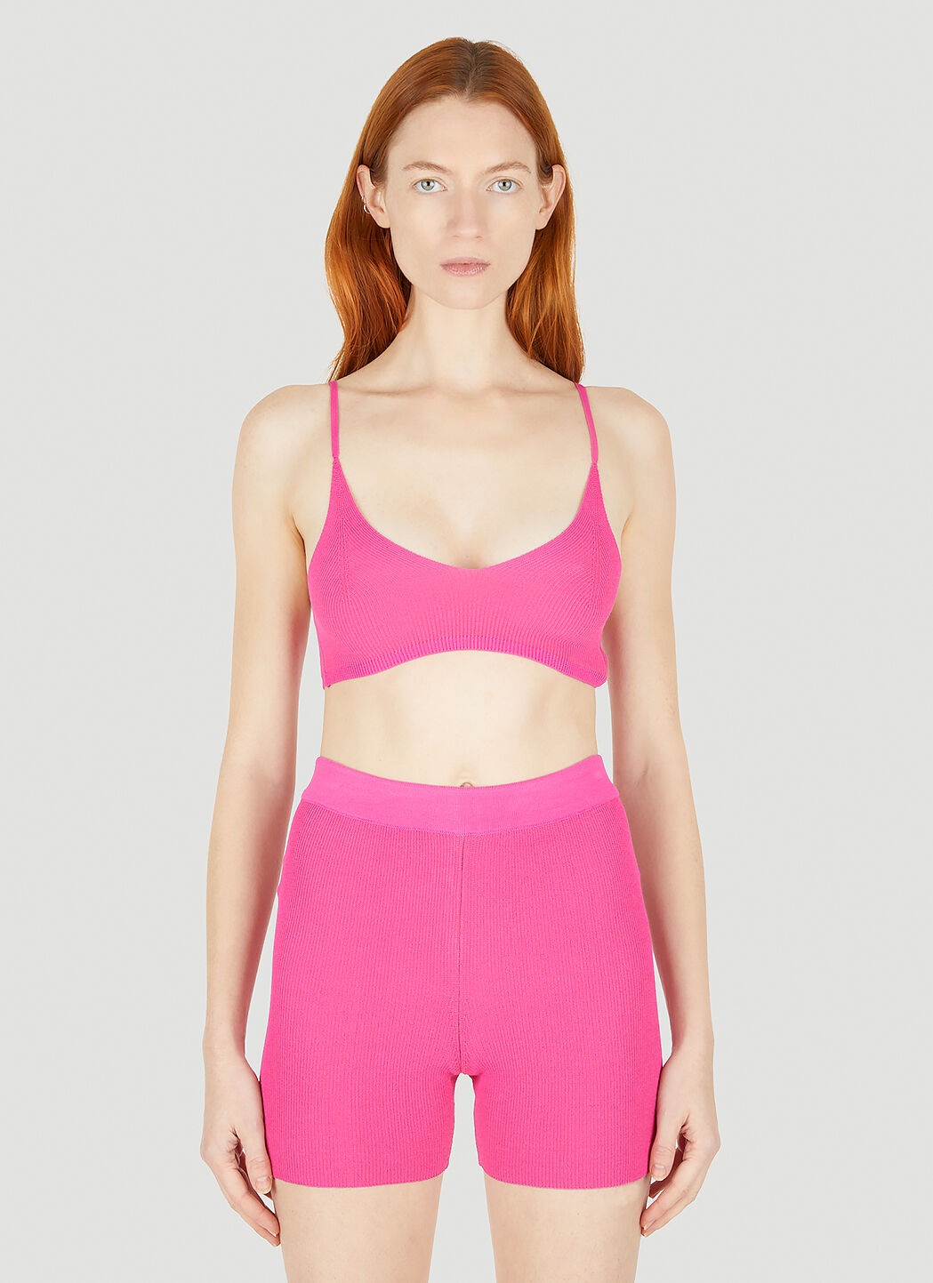 Jacquemus new arrivals pink shorts