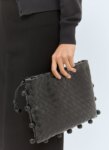 Bottega Veneta Intrecciato Pouch Black bov0258017