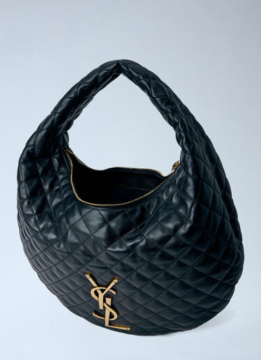 Saint Laurent Icare Hobo Shoulder Bag Black sla0263061