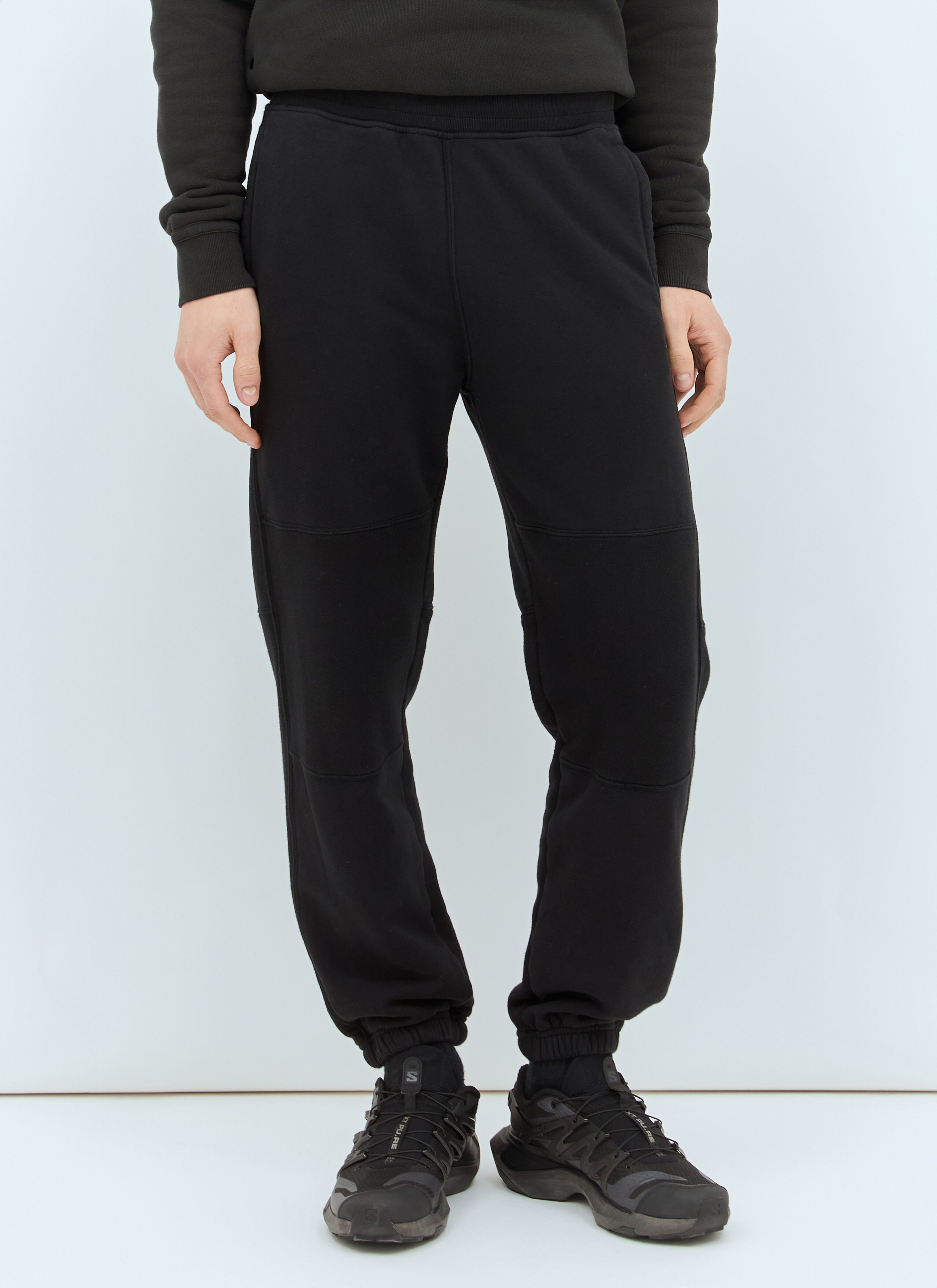Stone island black track pants best sale