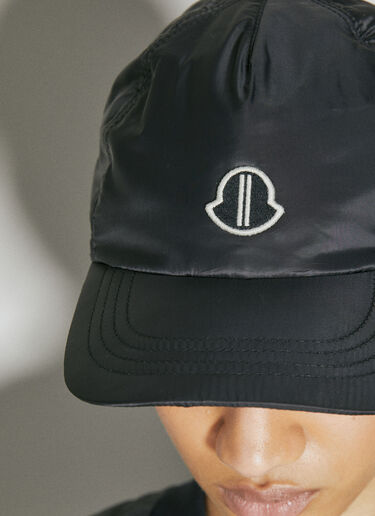 Moncler + Rick Owens 徽标贴饰棒球帽 黑色 mcs0355018