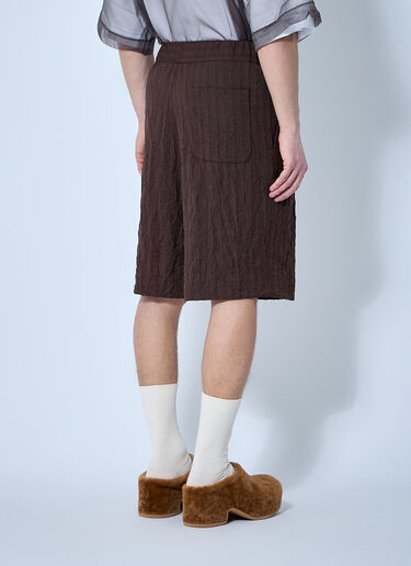 Dries Van Noten Crinkle Shorts Brown dvn0160017
