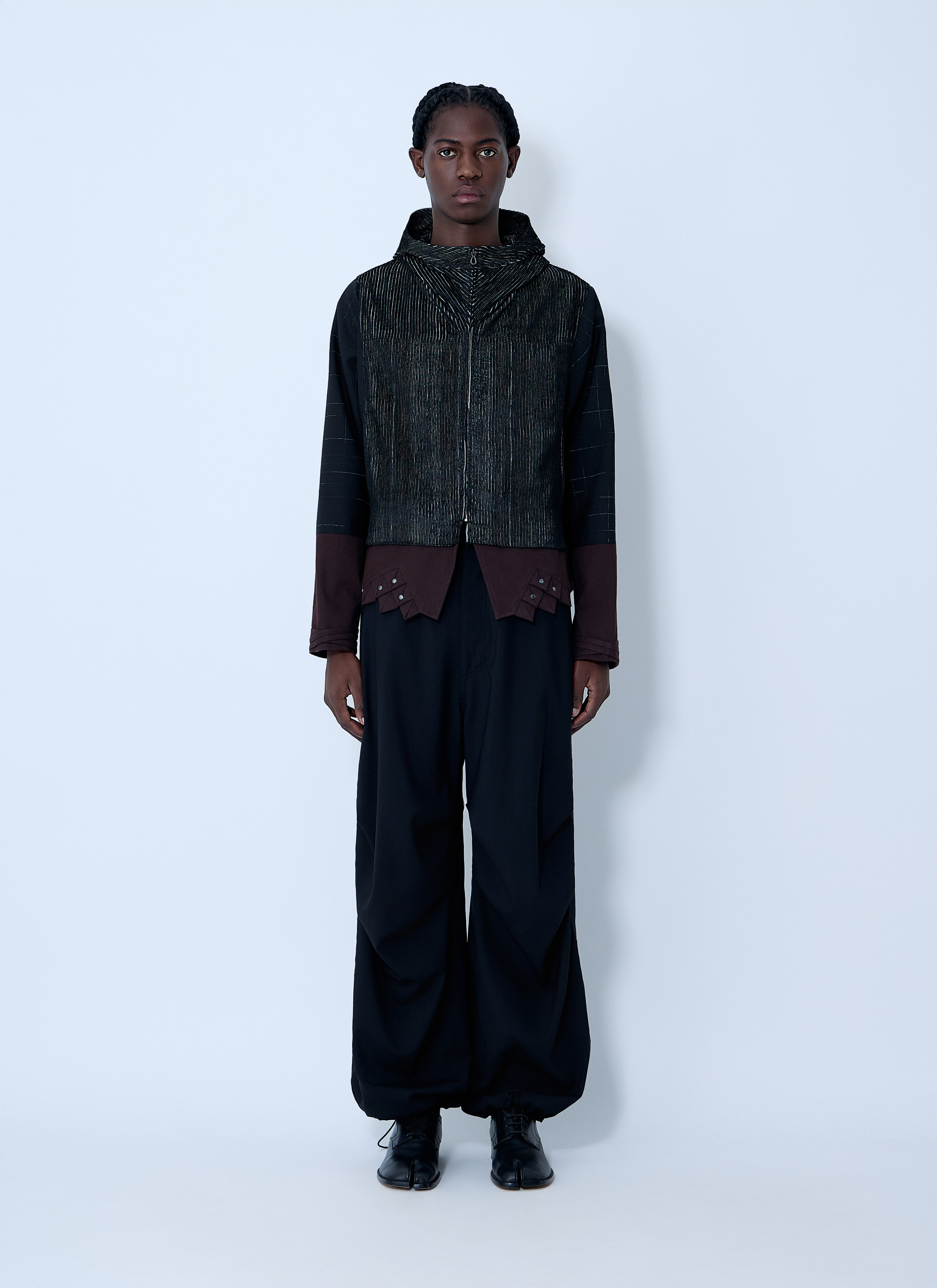 Kiko Kostadinov Men's' Estike Hooded Jacket in Grey | LN-CC®