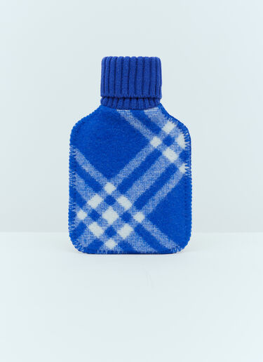 ウールチェック柄湯たんぽ Burberry ウールチェック柄湯たんぽ ブルー bur0154040