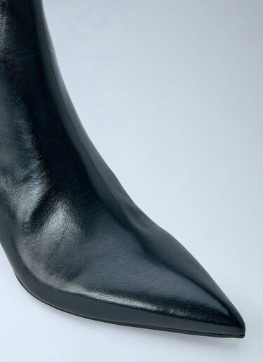 LN-CC® - Capasa Milano: Dorothy Point Boots - Black Capasa Milano Dorothy Point Boots Black cps0266003