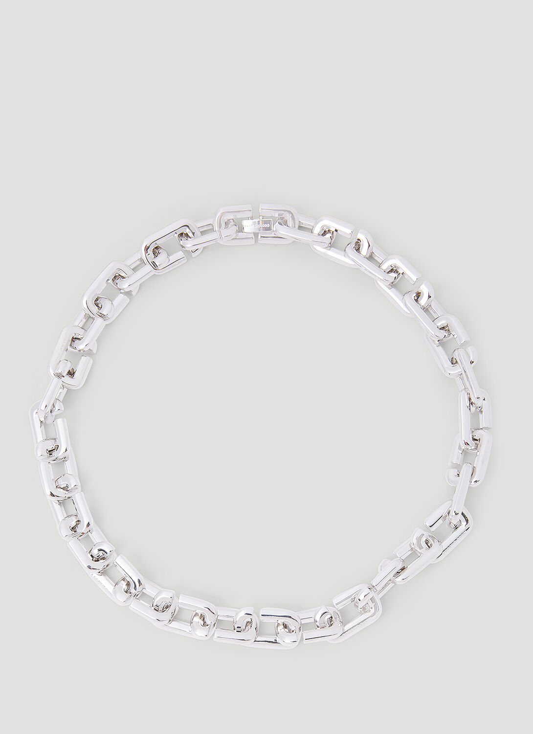 Marc Jacobs J Mark Chain Link Necklace In Silver