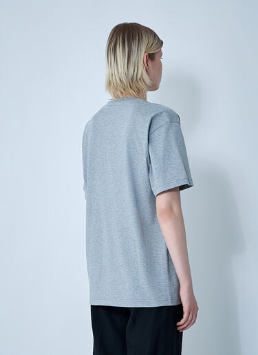 Gucci Logo Motif T-Shirt Grey guc0259029