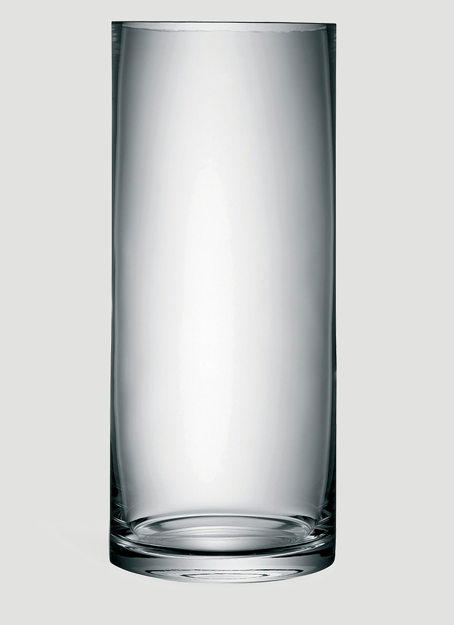 Shop Lsa International Column Medium Vase In Transparent