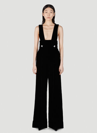 Gucci Wide Strap Jumpsuit Black guc0251193