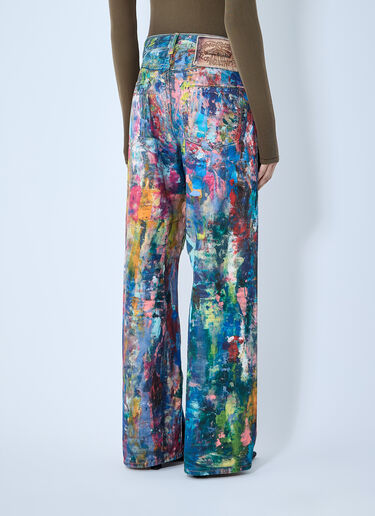 Acne Studios 漆彩牛仔裤  蓝色 acn0260002