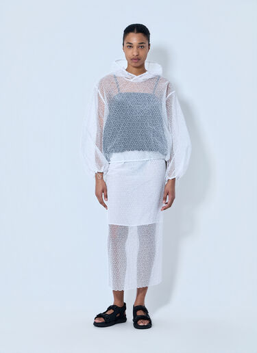 Cecilie Bahnsen CBshila Hoodie Windflower Top White cec0264004