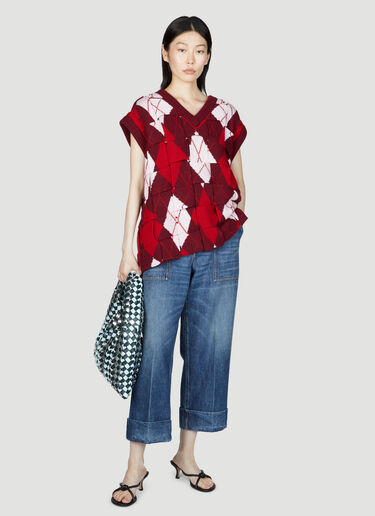 Bottega Veneta フォールドカフジーンズ ブルー bov0255010