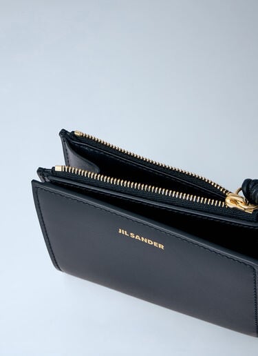 Jil Sander Tangle Mini Wallet Black jil0264016