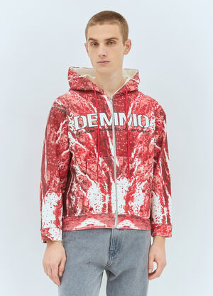DEMMO Return To Flesh Hooded Sweatshirt Red dem0159001