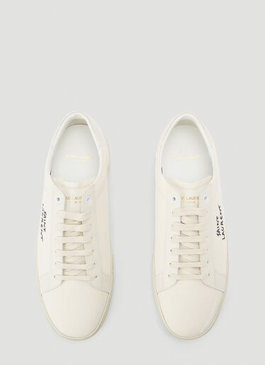 Saint Laurent SL06  Low-Top Sneakers White sla0143054