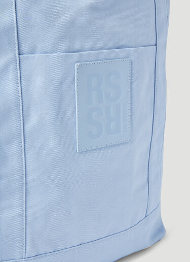 Raf Simons Logo Patch Tote Bag Light Blue raf0251012