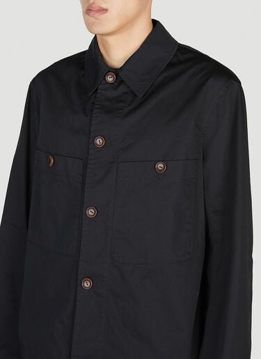 Lemaire Military Overshirt Black lem0152002