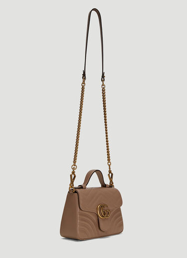 Gucci GG Marmont Mini Top Handle Bag Beige guc0235007