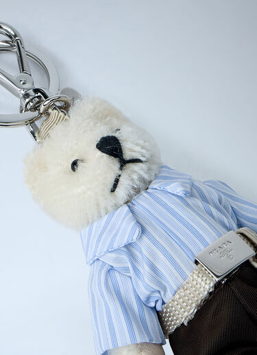 Teddy Bear Keyring Prada Teddy Bear Keyring White pra0164045