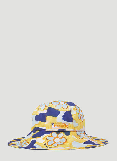 Marni Floral Hat Yellow mni0251021