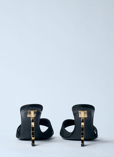 Saint Laurent 오피움 85 샌들  블랙 sla0259040