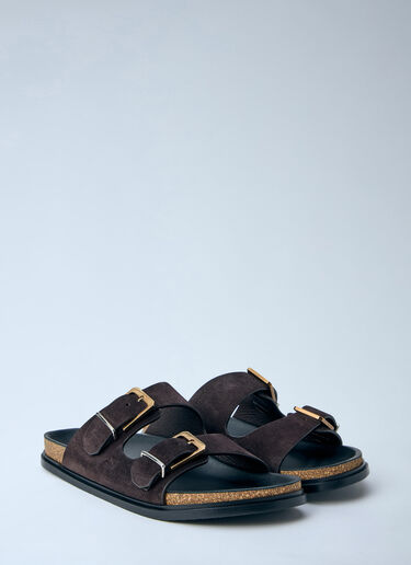 Buckle Slides The Row Buckle Slides Brown row0264068