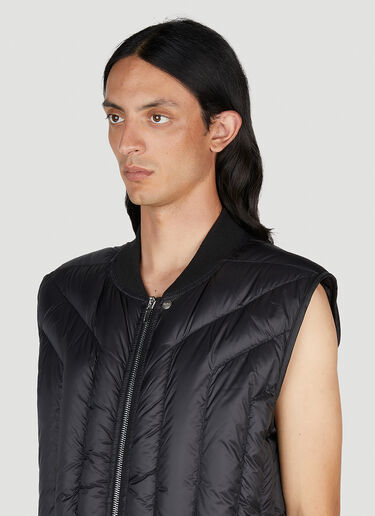 Rick Owens Gimp Sleeveless Jacket Black ric0153005