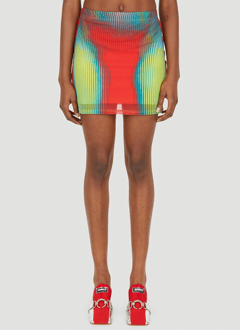 Y/Project x Jean Paul Gaultier Body Morph Mini Skirt Grey jpg0252008