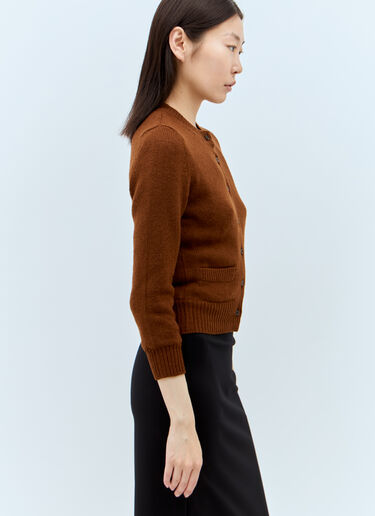 Prada 울 가디건  브라운 pra0258002