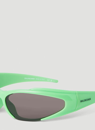 Balenciaga Reverse Xpander Sunglasses Green bal0151085