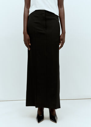 The Row Trevy Maxi Skirt Black row0256013