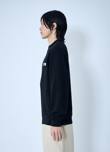 Jacquemus Le Camionneur Gros Grain Sweatshirt Black jac0164027