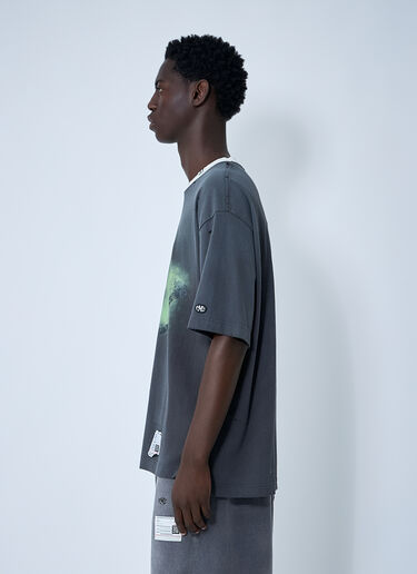 徽标图案 T 恤 Maison Mihara Yasuhiro 徽标图案 T 恤 黑色 mmy0160013