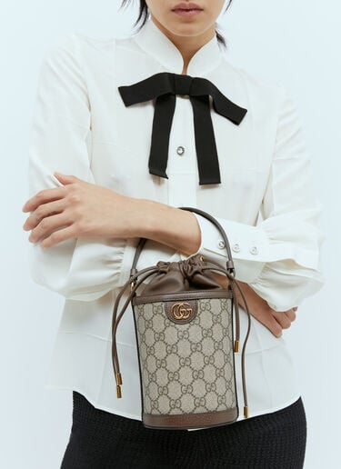 Ophidia Mini Bucket Bag Gucci Ophidia Mini Bucket Bag Beige guc0255220