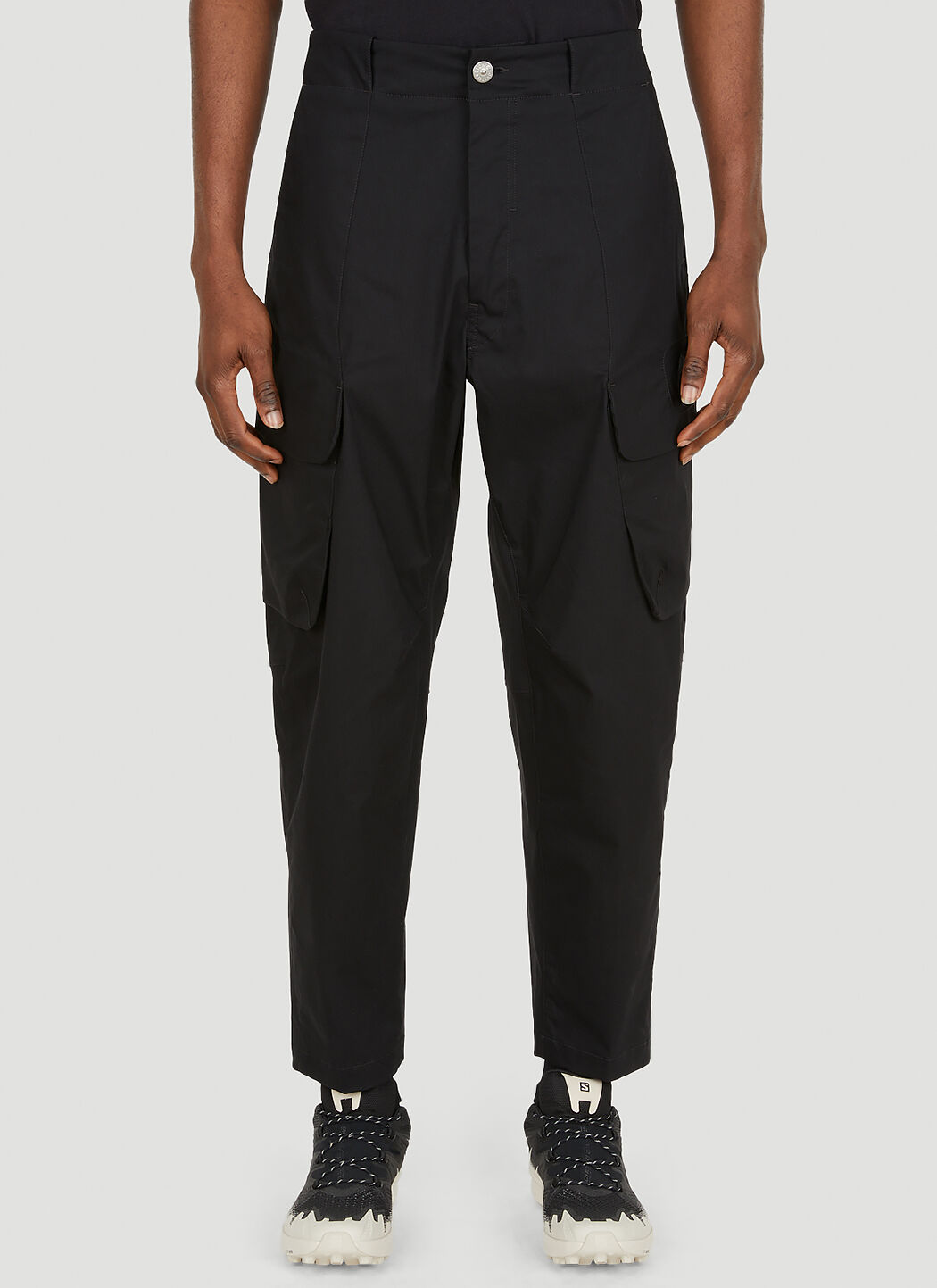 Stone Island Shadow Project Cargo Trousers in Black LN CC
