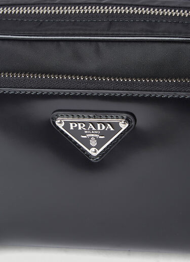 Prada Re-Nylon and Leather Belt Bag Black pra0145031