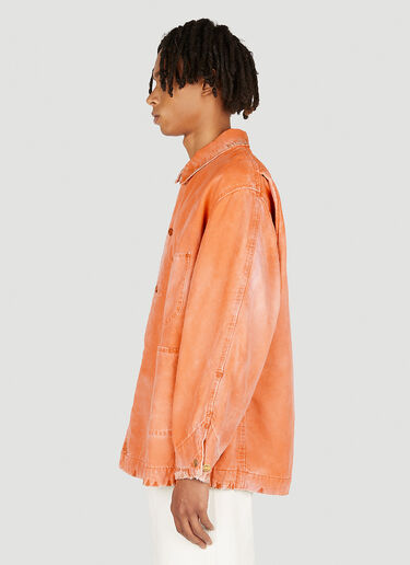 NOTSONORMAL Washed Chore Jacket Orange nsm0351001