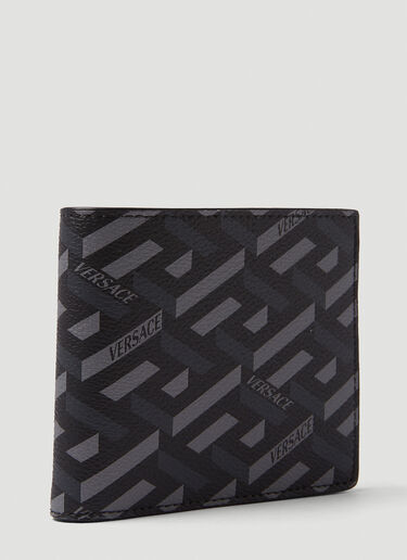 Versace 图案双折钱包 灰 ver0149054