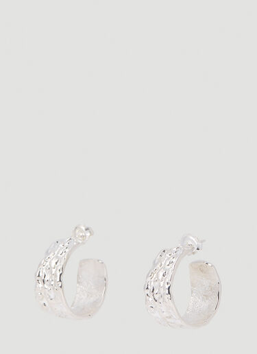 Octi Avocado Lava Earrings Silver oct0352008