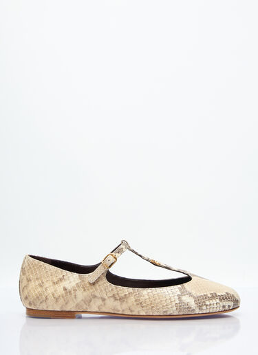Chloé Marcie Ballerina Flats Beige chl0257031