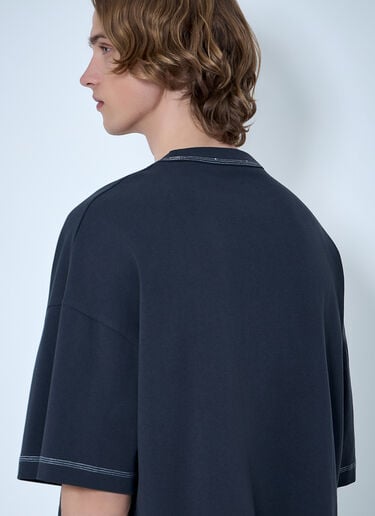 Jacquemus Oversized Logo T-Shirt Navy jac0164024