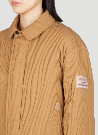 Moncler Salehe Bembury Harter Heighway Short Down Jacket Camel msb0354001