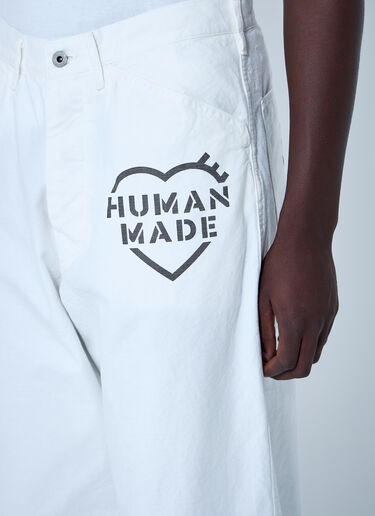 HUMAN MADE 세일러 팬츠  화이트 hmd0161015